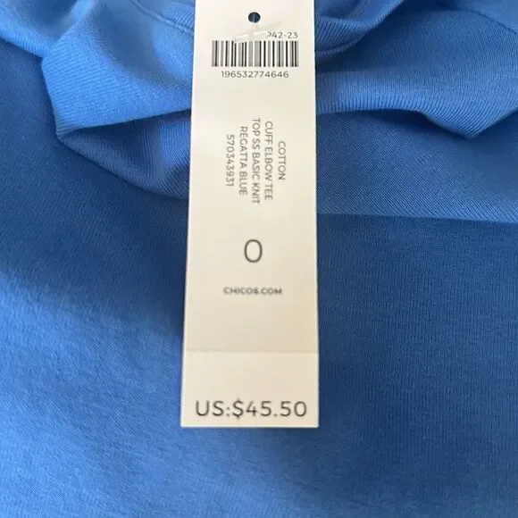 Chicos Top size 0 - Picture 8 of 9